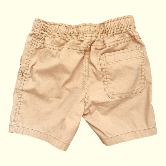 Wonder Nation casual school tan/beige drawstring shorts pockets elastic waist XS - Picture 8 of 9